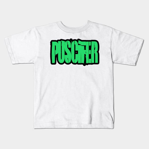 Puscifer Kids T-Shirt by Texts Art